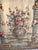 French Aubusson Verdure View of a Trellis Decor, Flowers and Putti Statue 1700 Hundreds For Sale - Image 10 of 17