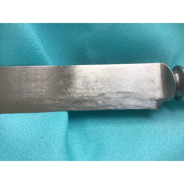 1920s 1920s Tiffany & Company Shell and Thread Sterling Silver Carving Set- 2 Pieces For Sale - Image 5 of 8