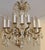 1950's Hollywood Regency French Style Brass & Crystal 12 Light Chandelier For Sale - Image 13 of 14