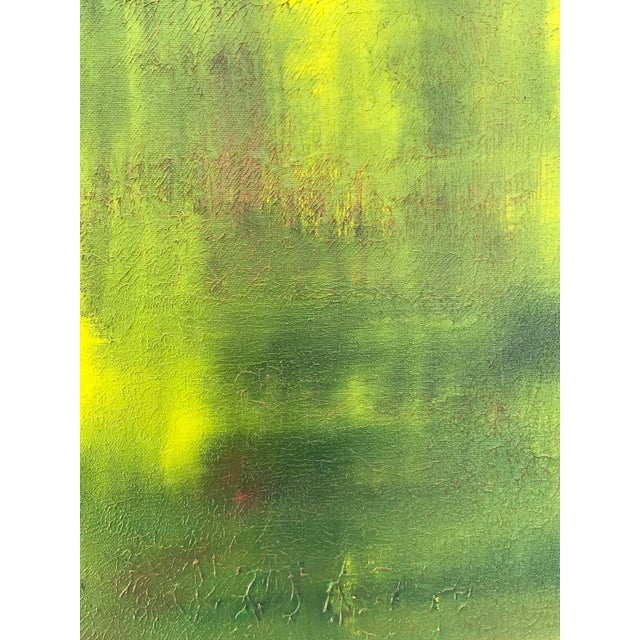 Textile "Yellow Angels" Contemporary Original Abstract Painting by Nina Weintraub For Sale - Image 7 of 9