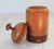 Mid-Century Modern Vintage Hand-Turned Wooden Lidded Jar For Sale - Image 3 of 10