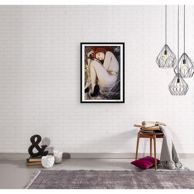 Mathilde Oscar, Nude Thumbelina and the Pea II, 2019, Silkscreen For Sale - Image 5 of 6
