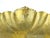 Metal Mid 20th Century Scalloped Italian Oval Hand-Hammered Brass Centerpiece Grape Vine Design Bowl With Lion of Venice Mark For Sale - Image 7 of 10