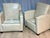 Pair of A. Rudin Cream Leather Club Chairs For Sale In West Palm - Image 6 of 10