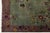 Antique 1920s Art Deco Chinese Nichols Rug in Sage Green & Plum Floral Design For Sale - Image 9 of 12