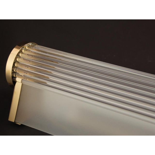 1930s Long Cinema Wall Light by Henri Petitot for Atelier Henri Petitot, 1930s For Sale - Image 5 of 11