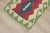 1960s Tribal Geometric Red and Green Kilim Rug For Sale - Image 11 of 13