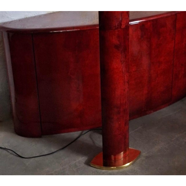 Model 2591 Floor Lamp in Parchment from Aldo Tura For Sale - Image 16 of 18