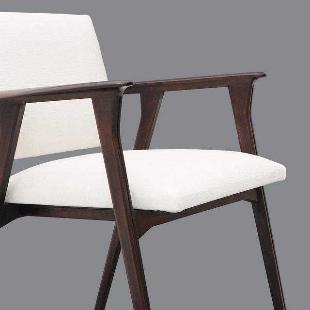 Vintage Lounge Chairs with Wooden Armrests, 1950s, Set of 2 For Sale - Image 11 of 15