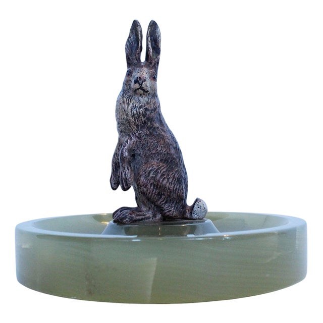 Cold-Painted Bronze Hare, 1930s For Sale