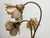 Vintage Brass Floral Table Lamp with Three Lotus Flowers, 1960s For Sale - Image 13 of 14