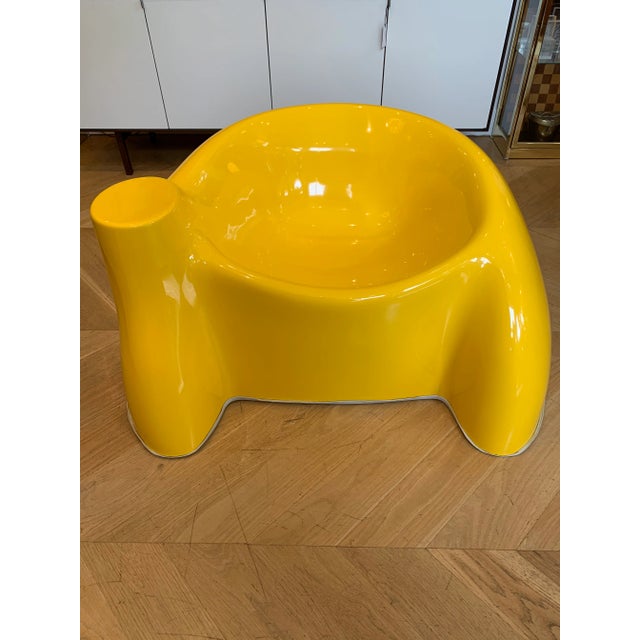 Yellow Wendell Castle Yellow “Castle” Chair For Sale - Image 8 of 8