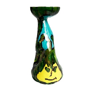 Mid-Century Italian Ceramic Vase by Bedin Lina, 1956 For Sale
