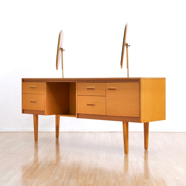Mid Century Vanity by Lebus Furniture For Sale - Image 4 of 12
