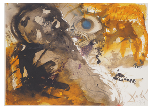 Salvador Dali, Biblia Sacra, The Demon Leviathan, Lithograph