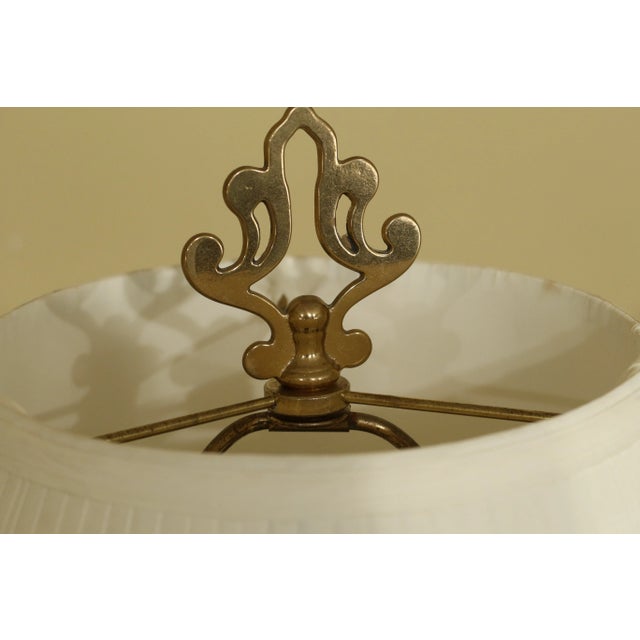 1990s 1990s Brass & Crystal Regency Style Table Lamps - a Pair For Sale - Image 5 of 10