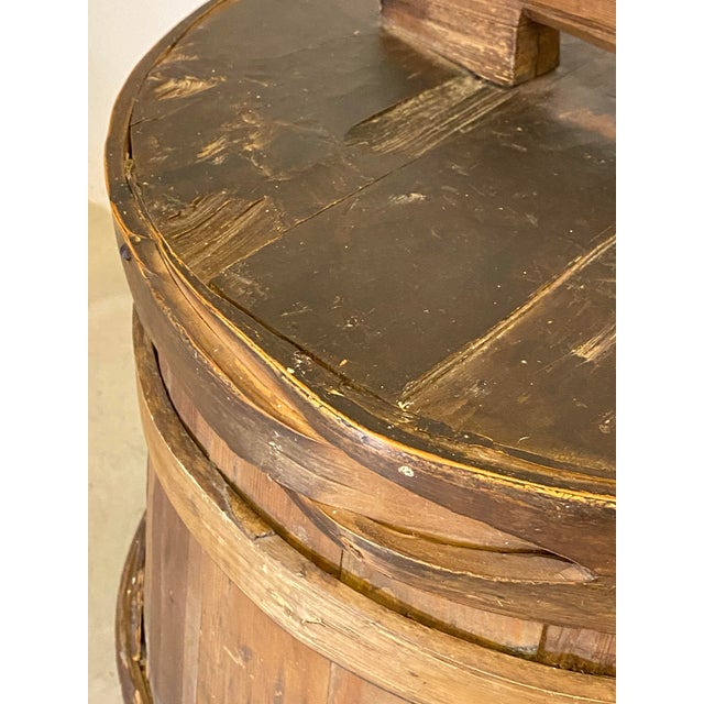 Antique Rustic Mountain Container For Flour For Sale - Image 17 of 18
