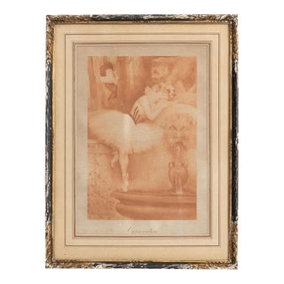1900 - 1909 France Sienna Wood Painting For Sale