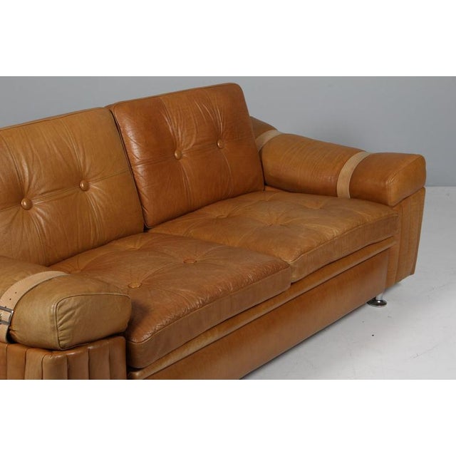Danish Brutalist 2-Seater Sofa, 1970s For Sale - Image 6 of 8