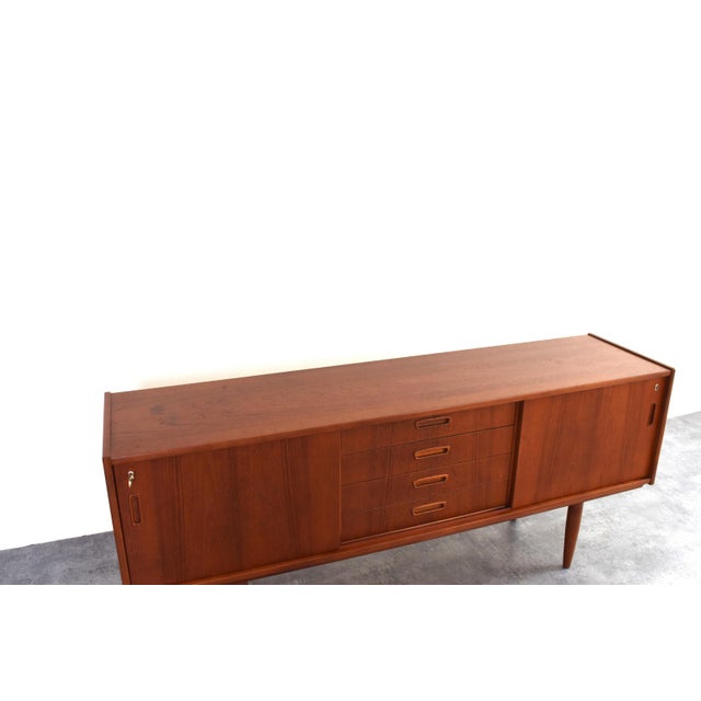 Mid-Century Danish Teak Sideboard, 1960s For Sale - Image 14 of 16