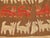 Antique Textile Tapestry With Elephant, Horses, People, Animals & Trees 4'11 X 7'4 For Sale - Image 9 of 9