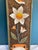 Mid-Century Modern Vintage Folk Art Hand-Carved Floral Wood Wall Panel With Bird For Sale - Image 3 of 5