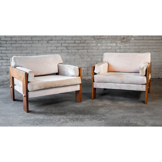 Wood 1960s Adrian Pearsall for Craft Associates Lounge Chairs - A Pair For Sale - Image 7 of 18