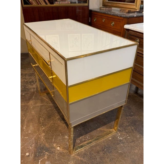 Modern Murano Glass Multi-Colored Cabinet For Sale - Image 3 of 6