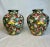 Chinoiserie Mid Century Floral Chinoiserie Glazed Ceramic Ginger Jars, a Pair For Sale - Image 3 of 12