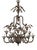 Handcrafted Modern Fumé Murano Glass Chandelier by Simoeng For Sale