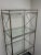 Vintage Chrome With Glass Shelving Campaign Style Etagere For Sale - Image 11 of 12