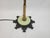 Metal Antique Art Deco Uranium Slag Glass Bridge Arm Floor Lamp - 1920s For Sale - Image 7 of 13