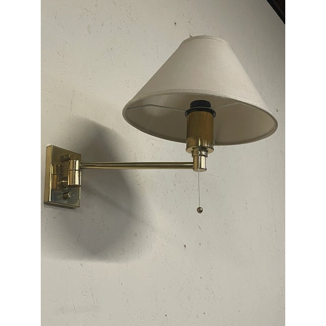 Vintage Brass Wall Lamps, 1970s, Set of 2 For Sale - Image 4 of 18