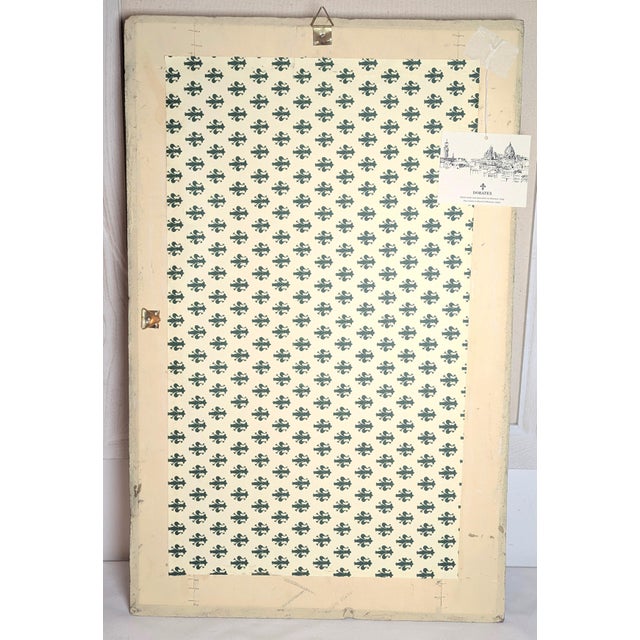Contemporary Italian Gilt Wood Rectangular Wall Mirror Twist Rope Style - By Doratex Firenze For Sale - Image 4 of 8