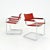 Mid-Century Bauhaus Leather B34 Armchairs by Mart Stam & Marcel Breuer for Fasem, Italy, 1985 For Sale - Image 18 of 18