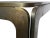 Vintage Bronze and Glass Console Table Attributed to Roger Sprunger for Dunbar For Sale - Image 11 of 12