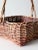 Late 20th Century Vintage Wicker Harvest Basket For Sale - Image 5 of 10
