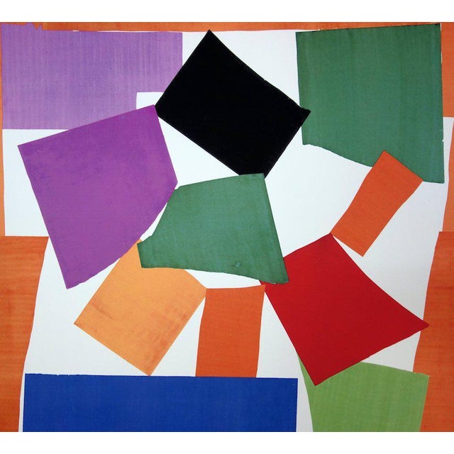 Henri Matisse (1869-1954) The Snail Color silkscreen print after a painting by the artist Signed in the plate On Heritage...