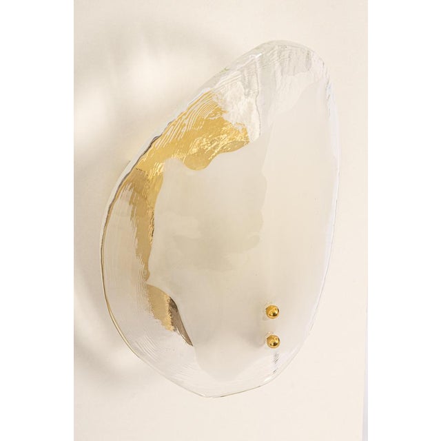Brass & Murano Glass Wall Lights from Kalmar, Austria, 1970s, Set of 2 For Sale - Image 13 of 15