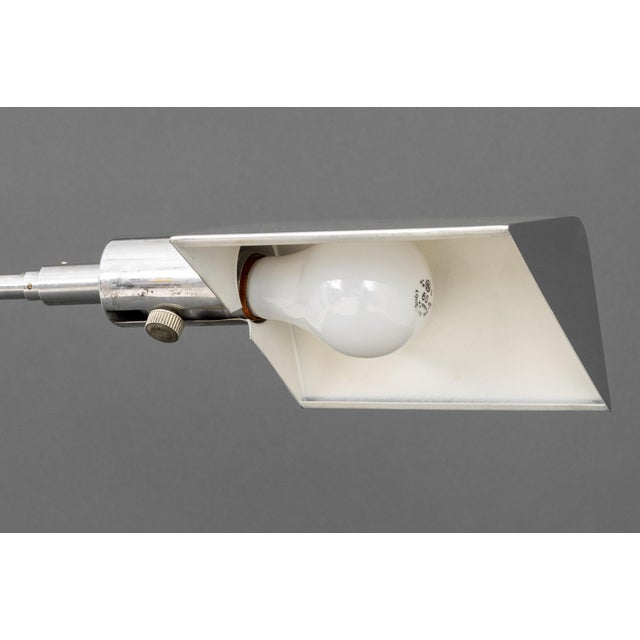 Omi Chrome-Plated Adjustable Floor Lamp For Sale In New York - Image 6 of 9