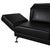 Leather Chrome Corner Sofa in Black with Manual Function by Brühl Moule For Sale - Image 11 of 18