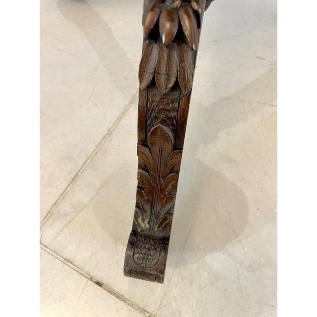 Antique Victoria Swiss Walnut Swiss Black Forest Table, 1860s For Sale - Image 13 of 18