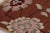 Art Deco Rug & Kilim’s Chinese Art Deco Inspired Rug in Rust, Vibrant Florals & Figurals For Sale - Image 3 of 8