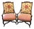 Antique French Louis XV Style Carved Walnut Fauteuil Armchairs, Tree of Life and Leopard Upholstery – Pair For Sale