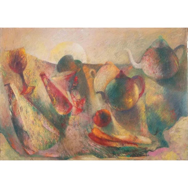 2000 - 2009 Sebastiano Sanguigni, The Tablecloth: The Light and \., Oil Painting, 2000s For Sale - Image 5 of 5