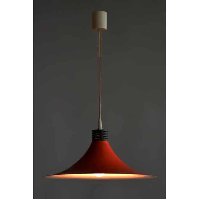 Mid-Century Aluminium Chandelier by Guzzini for Meblo, Italy, 1970s For Sale - Image 6 of 9