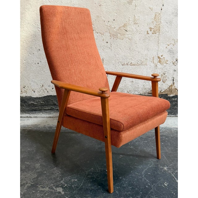 Mid-Century Swedish Modern Lounge Chair by Bröderna Johansons - Fully Restored For Sale In Atlanta - Image 6 of 7