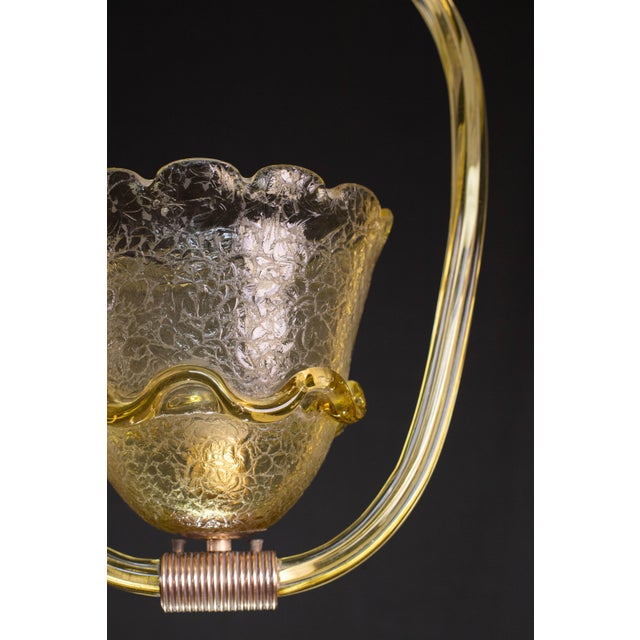 Amber Art Deco Barovier E Toso Pendant, 1940 For Sale - Image 12 of 12