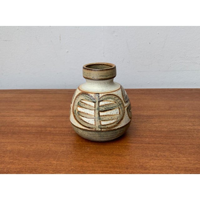 Mid-Century Danish Studio Pottery Vase from Søholm, 1960s For Sale - Image 14 of 18