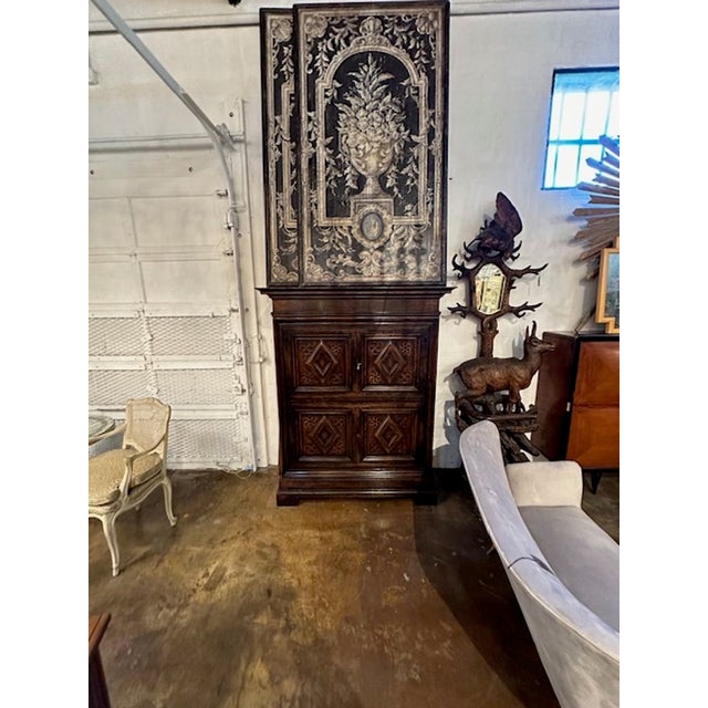 Traditional French Oak Cabinet For Sale - Image 3 of 5